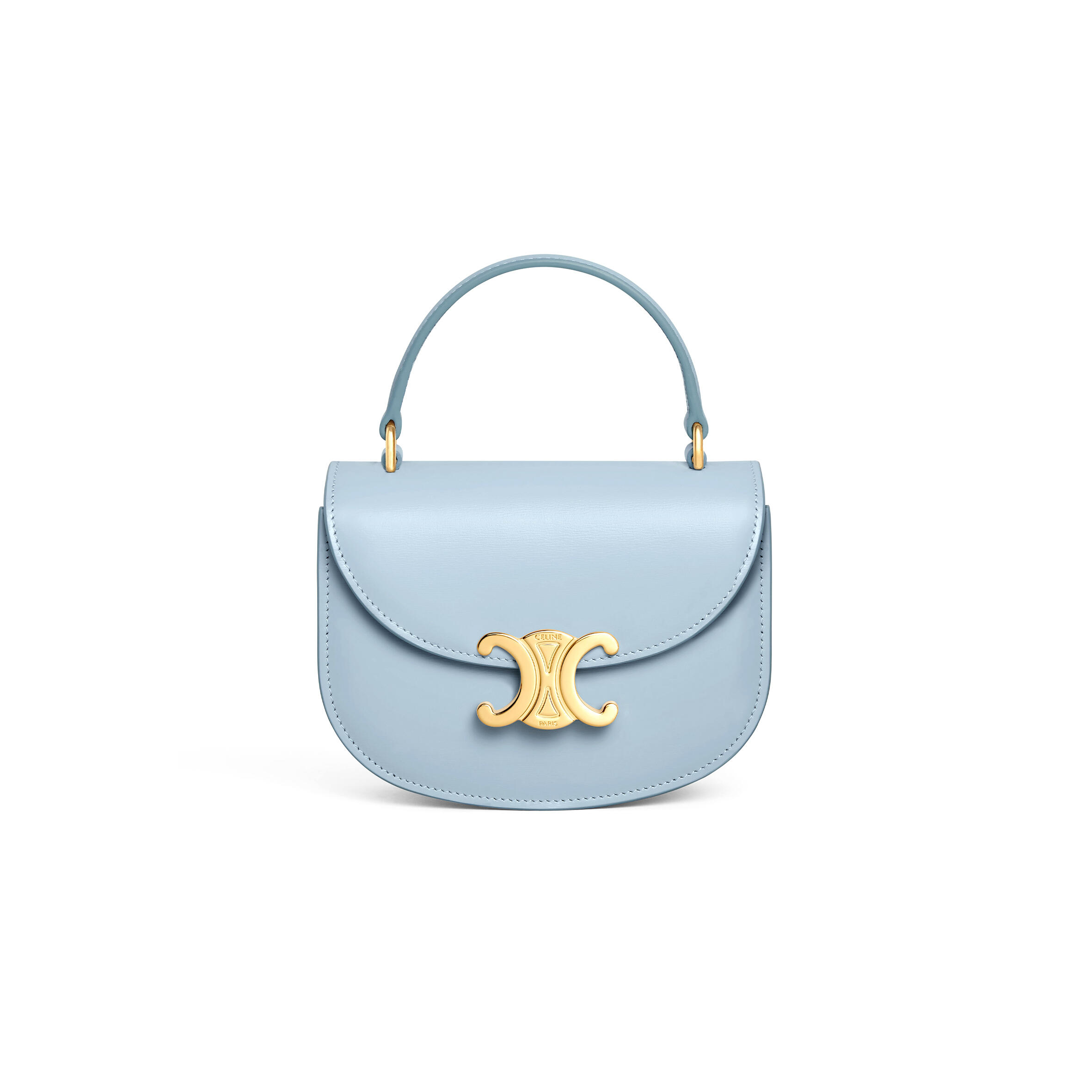 Ce1i*e mini besace clea in shiny calfskin 10l063etz.07pb (15.5*11.5*5cm)
